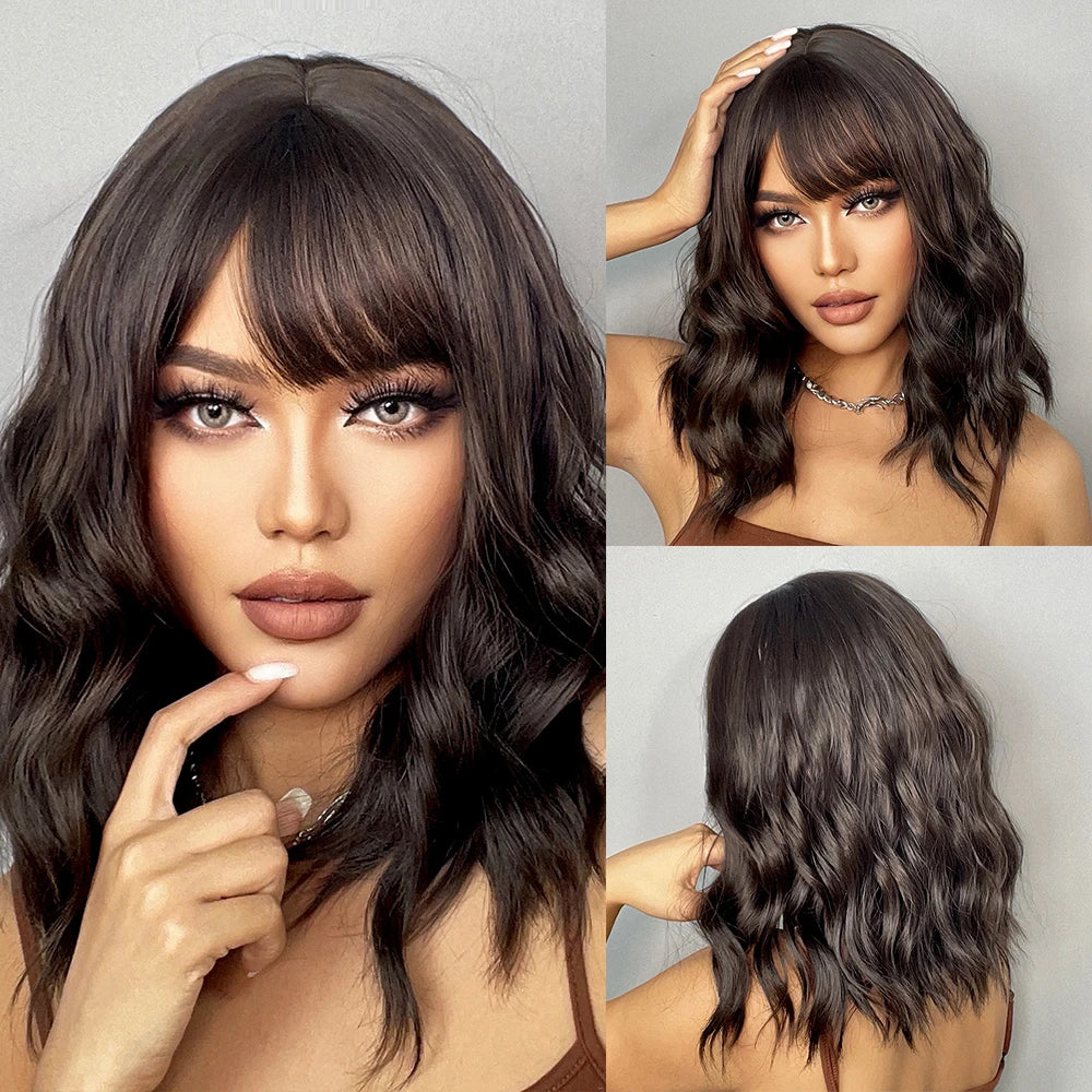 Red Copper Ginger Synthetic Wigs