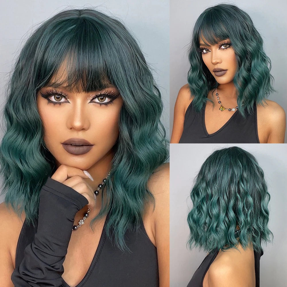 Red Copper Ginger Synthetic Wigs