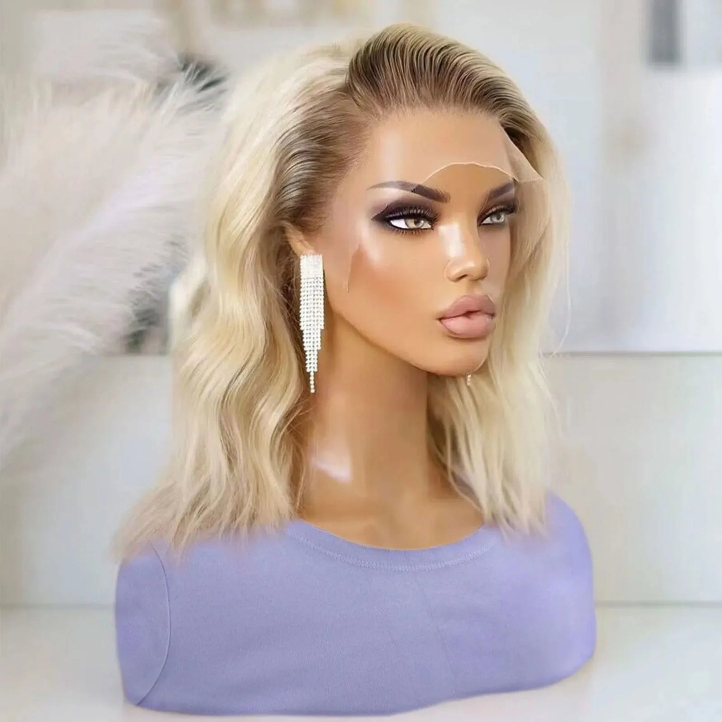 Ombre Blonde Short Wig