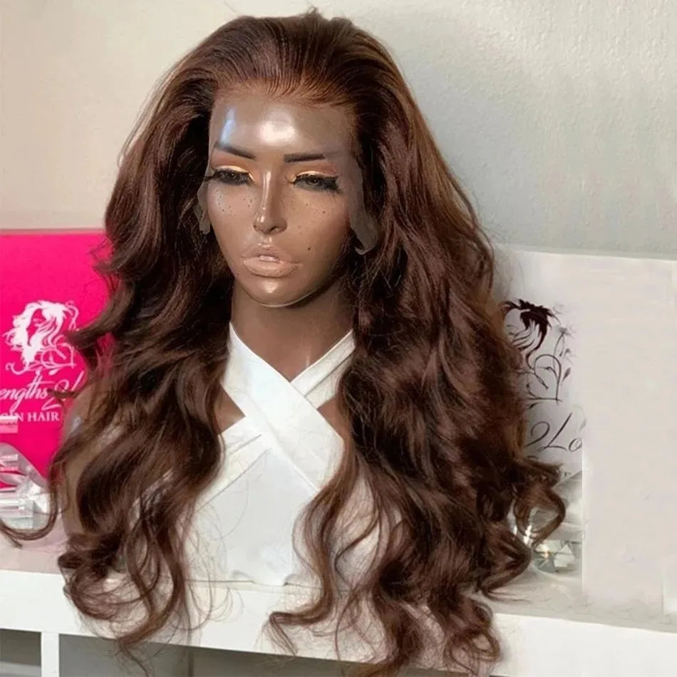 Ombre Ash Blonde With Dark Roots Natural Wave Hair