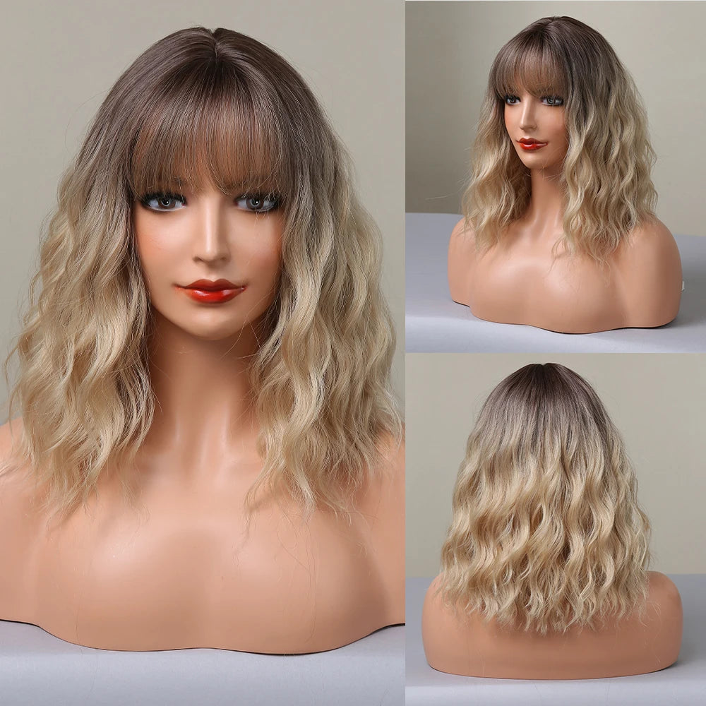 Red Copper Ginger Synthetic Wigs