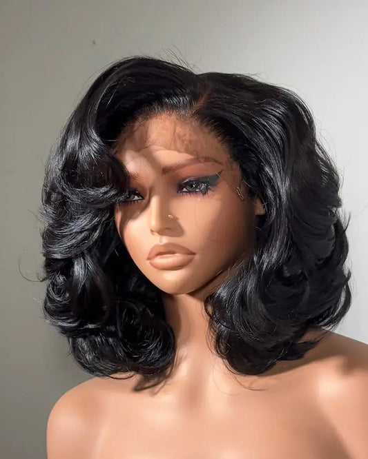 Egg Curly Bob Human Hair Wig
