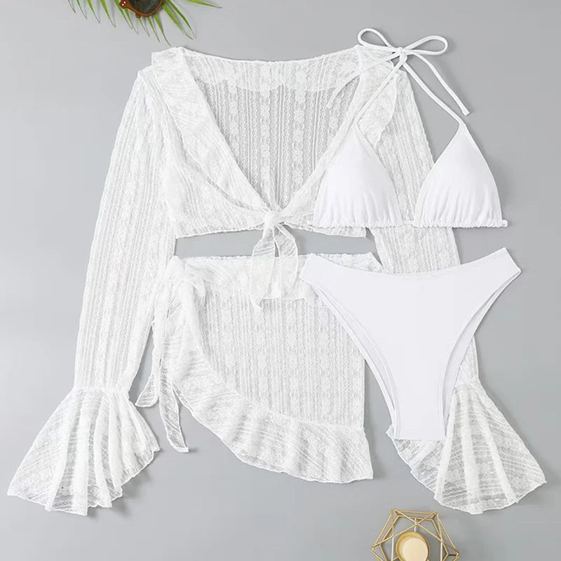 Long-sleeve Cover-up Swimwear