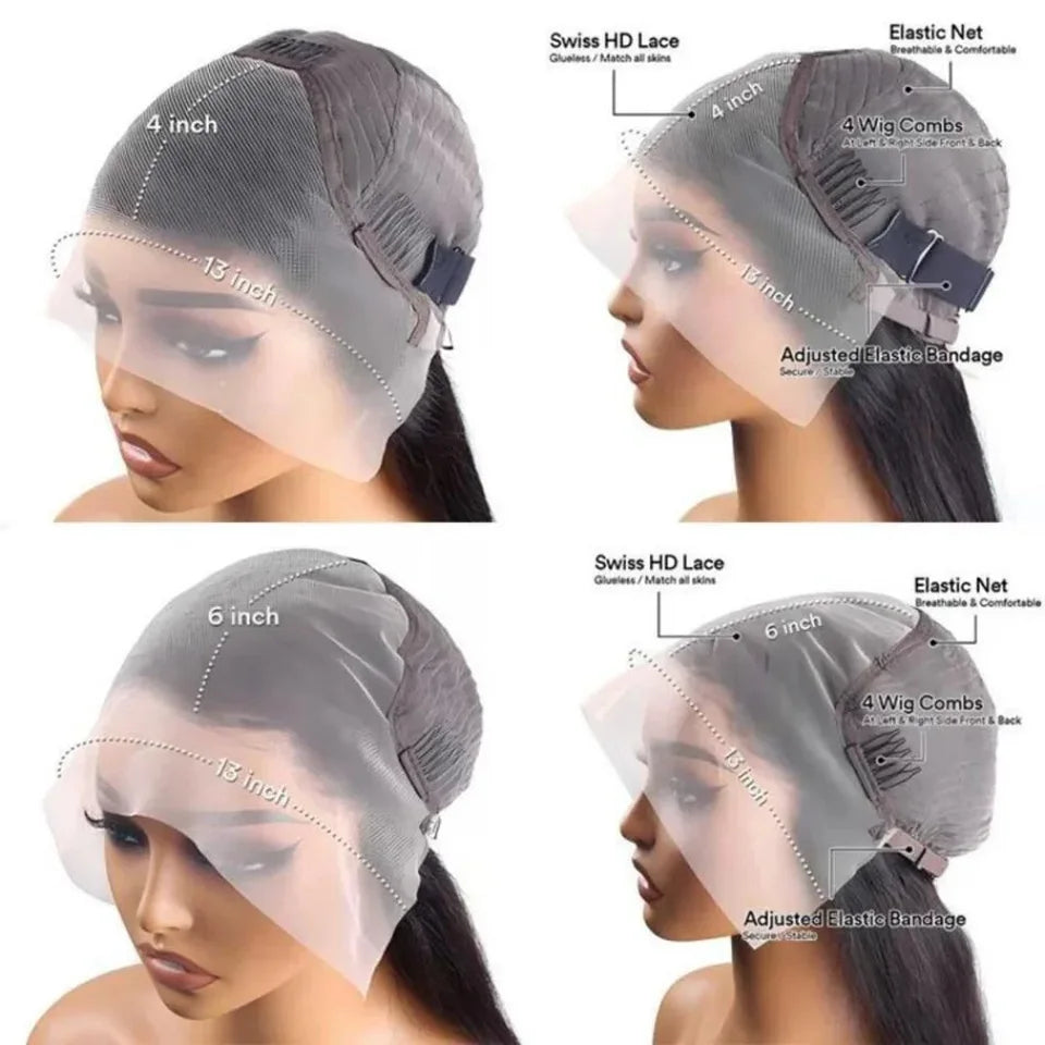 HD Transparent Lace Front Human Hair
