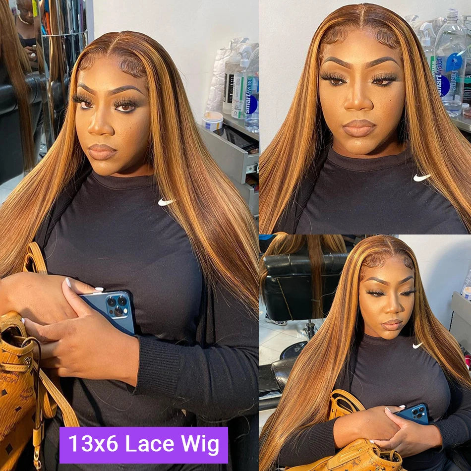 Highlight Wig 13x6 Hd Lace Frontal Wig