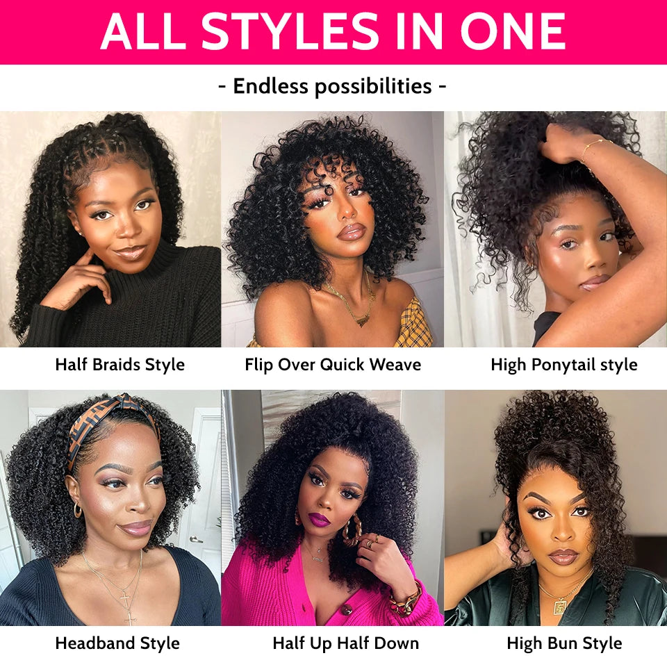 Mongolian Kinky Curly Human Hair