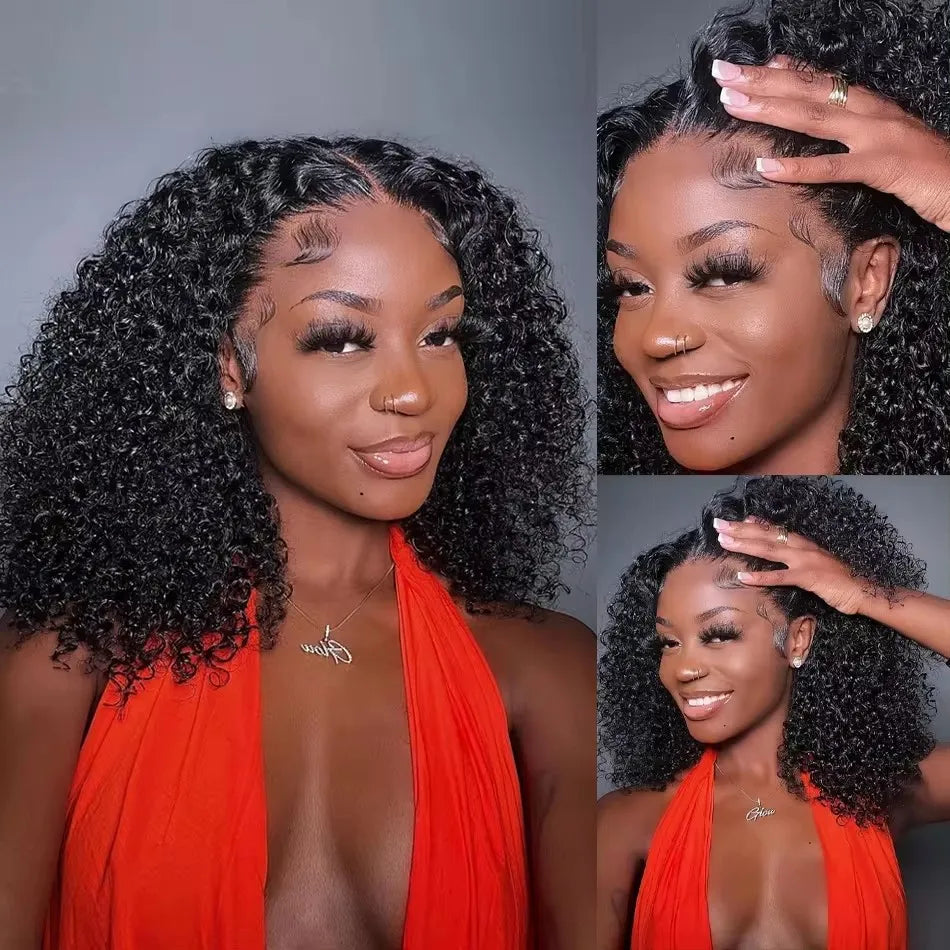 Short Bob Blunt Cut Deep Wave