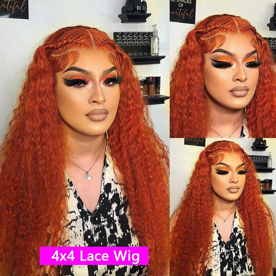 13x4 Deep Wave Orange Ginger