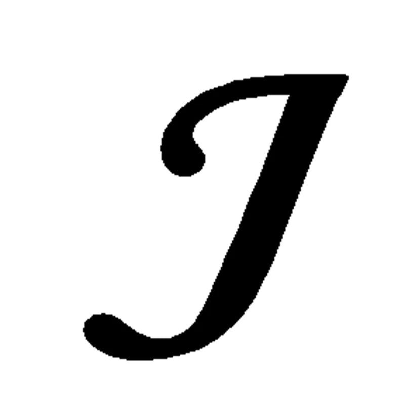 Large Letter Earring