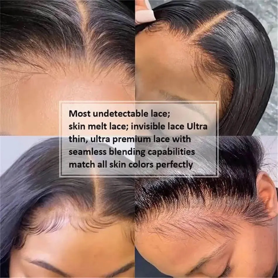 HD Lace Front Human Hair Wigs Straight