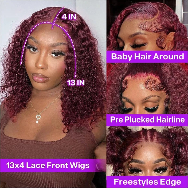 Burgundy Deep Wave