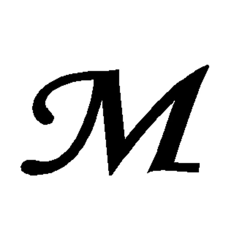 Large Letter Earring