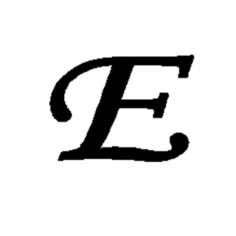 Large Letter Earring