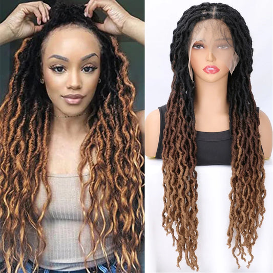 Ombre Faux Locs Wig